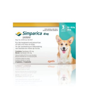 Simparica Chewable Tablets for Dogs 10kg-20kg