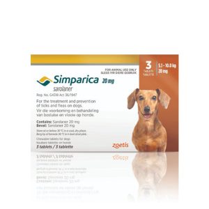 Simparica Chewable Tablets for Dogs 5kg-10kg