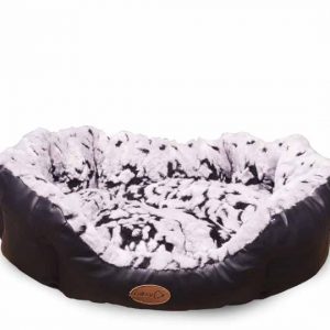 Catry Dog Bed- Black and Grey