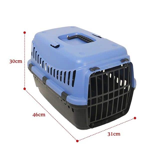 Eco Line Pet Carrier Small Slate Blue-Black_1