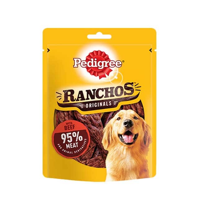 Pedigree Ranchos Dog Treats with Beef