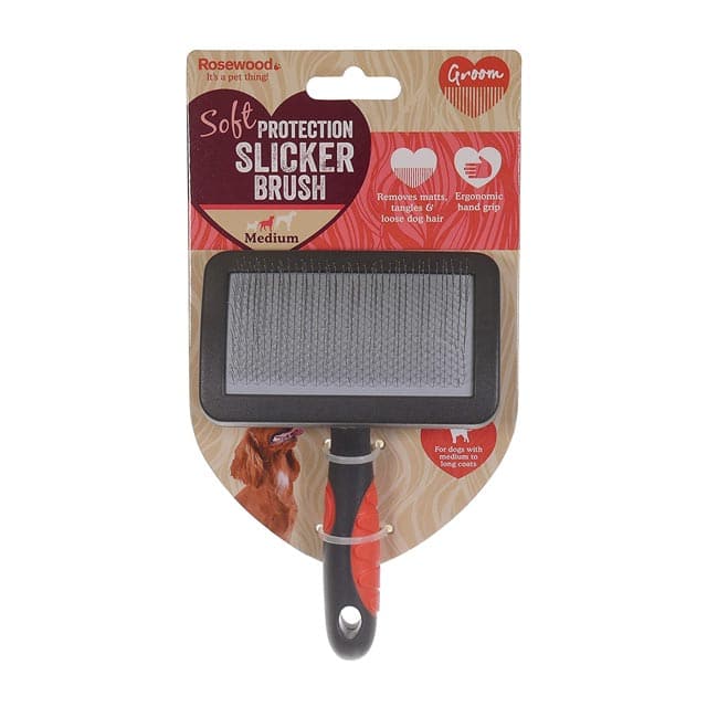 Rosewood Soft Protection Salon Grooming Slicker Brush Large-Medium