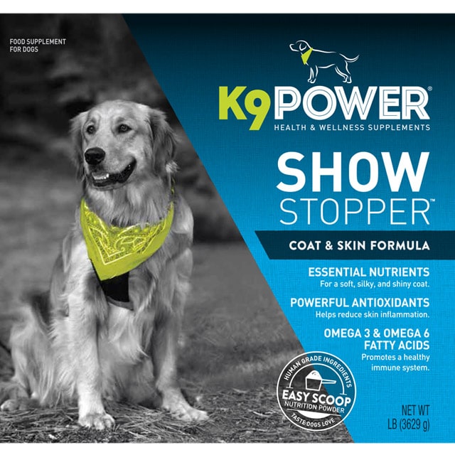 K9 Power Show Stopper – Healthy Dog Coat and Skin Formula to Improve Health and Appearance