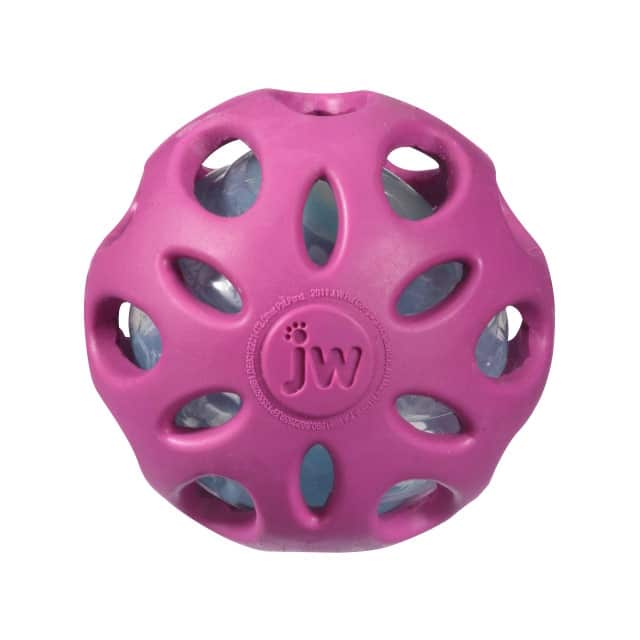 JW Crackle Heads Crackle Ball_purple