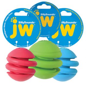JW Pet SillySounds Spring Ball