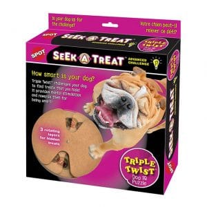 Ethical Pet Seek-A-Treat Flip N' Flap Puzzle Dog Toy