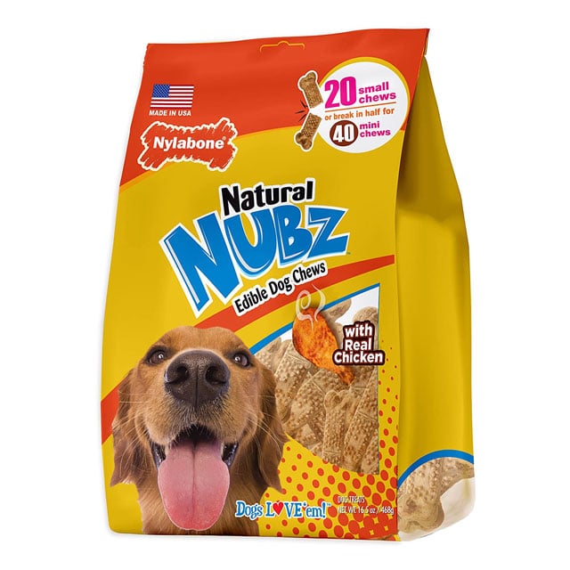 Nylabone Nubz Natural Edible Dog ChewsNylabone Nubz Natural Edible Dog Chews