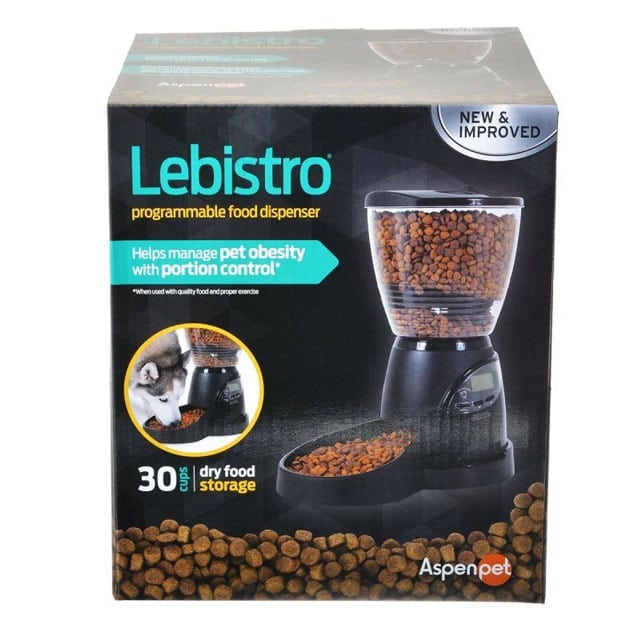 Aspen Pet Lebistro Programmable Cat and Dog Feeder_