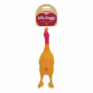 Jolly Doggy Latex Chicken Large Dog Toy