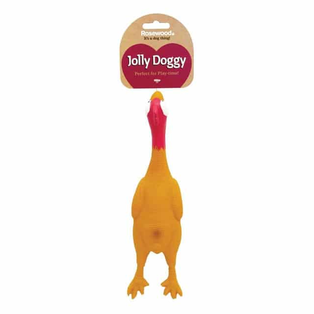 Jolly Doggy Latex Chicken Large Dog Toy