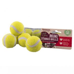 Rosewood Mini Assorted Tennis Balls 5 Pack