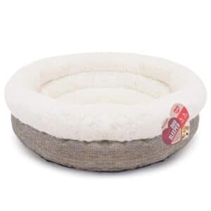 Rosewood Deep Tweed Round Teddy Bear Bed