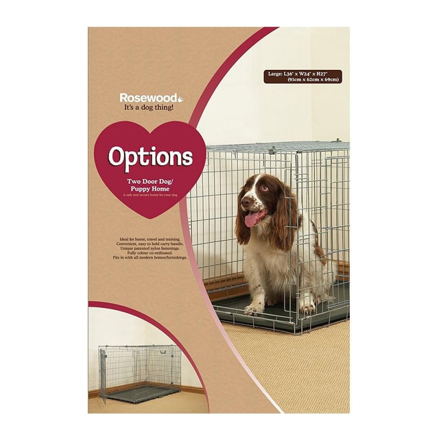 Rosewood Options Two Door Puppy - Large