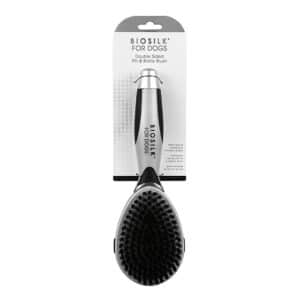 Biosilk New & Improved Double Sided Pin & Bristle Brush for Dogs