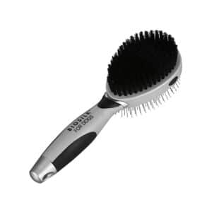 Biosilk New & Improved Double Sided Pin & Bristle Brush for Dogs