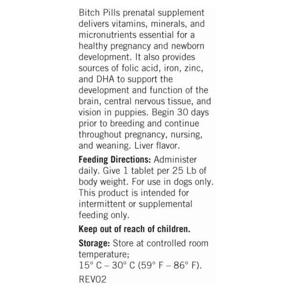 Thomas Labs Bitch Pills Prenatal Vitamins For Dogs