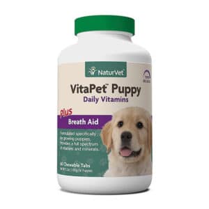 NaturVet VitaPet Puppy Daily Vitamin Chewable Tablets