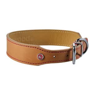 Rosewood Luxury Leather Collar