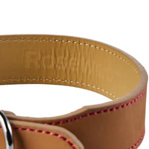 Rosewood Luxury Leather Collar