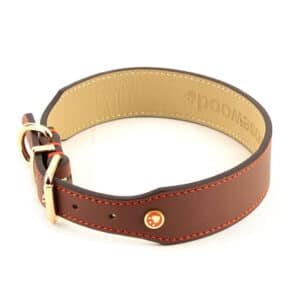 Rosewood Luxury Leather Collar