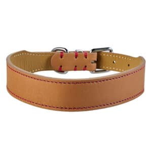 Rosewood Luxury Leather Collar